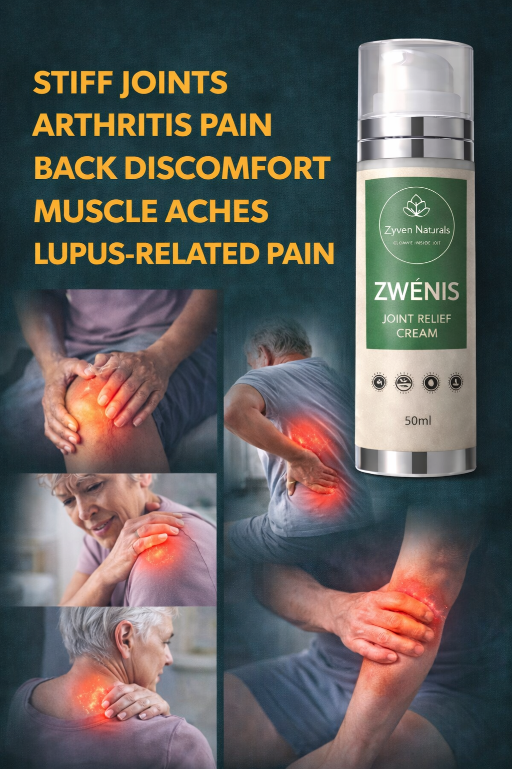 ZWENIS CBD-Powered Joint Relief Cream – Muscle & Joint Comfort (50 ml)