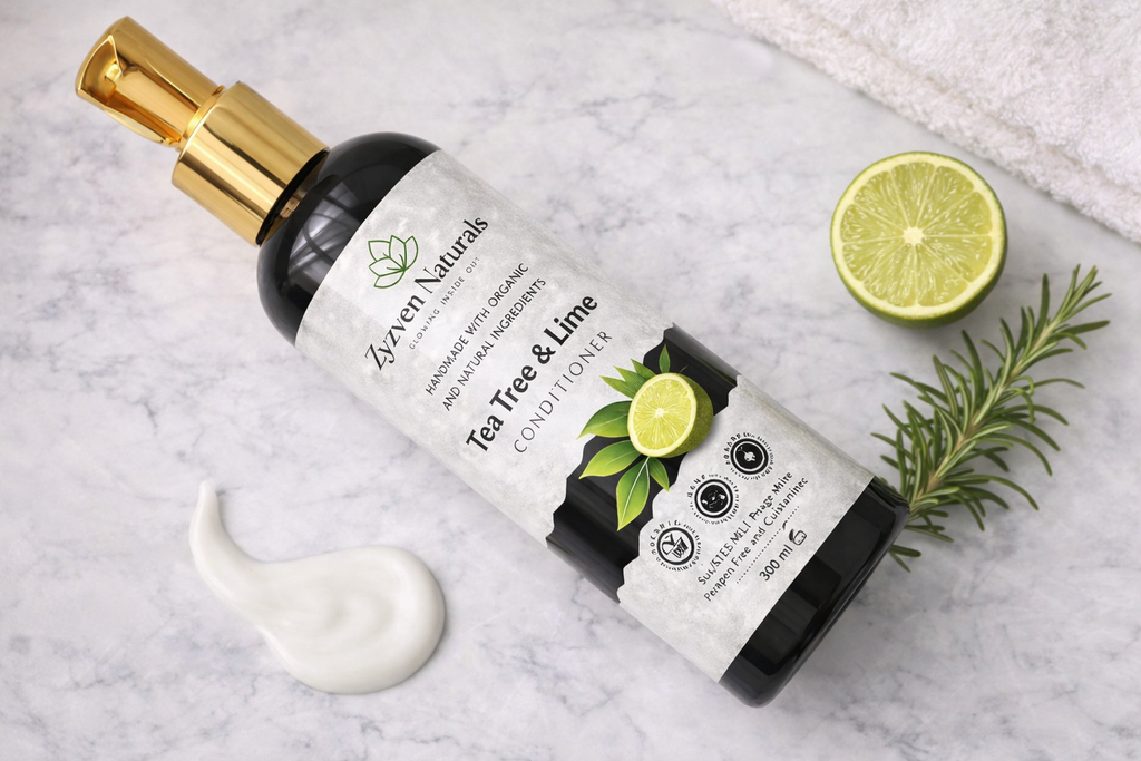 Zyzven Naturals Tea Tree & Lime Conditioner – Certified Organic | 300 ml