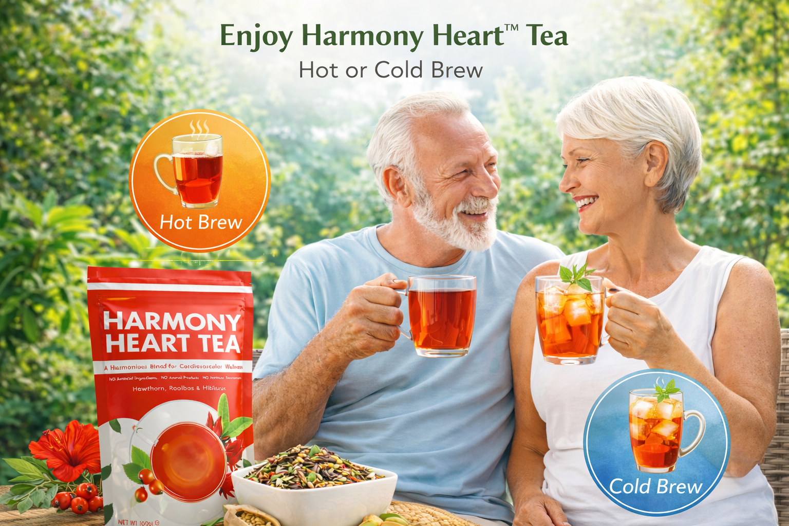 Harmony Heart™ – Advanced Organic Heart & Circulation Tea | Caffeine-Free | 60g