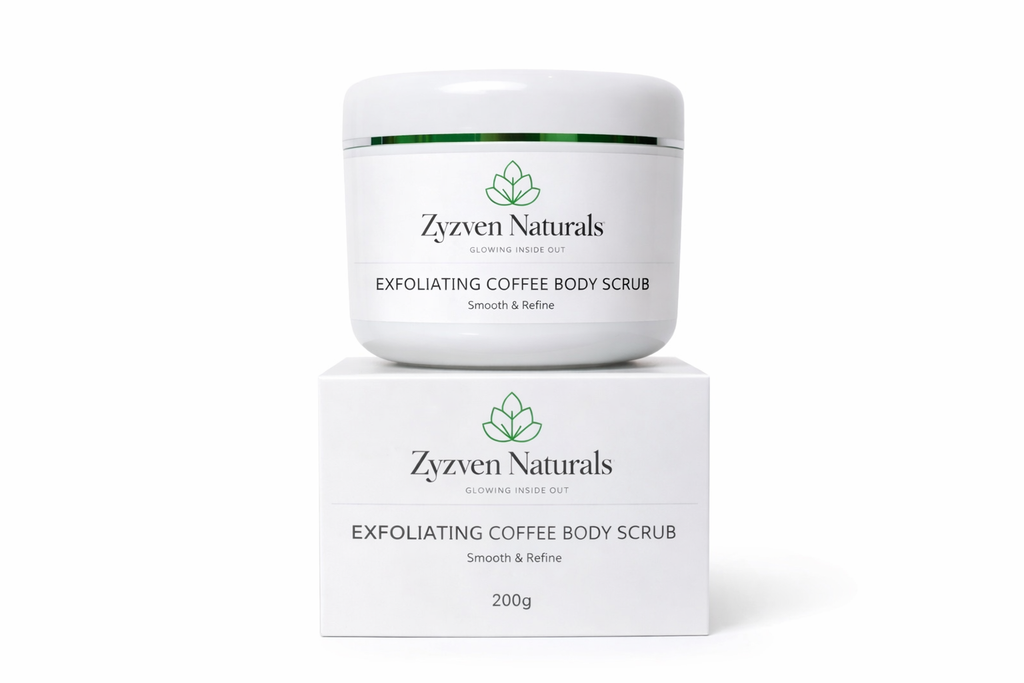 Zyzven Naturals Exfoliating Body Scrub 200g – Handmade Coffee Body Scrub
