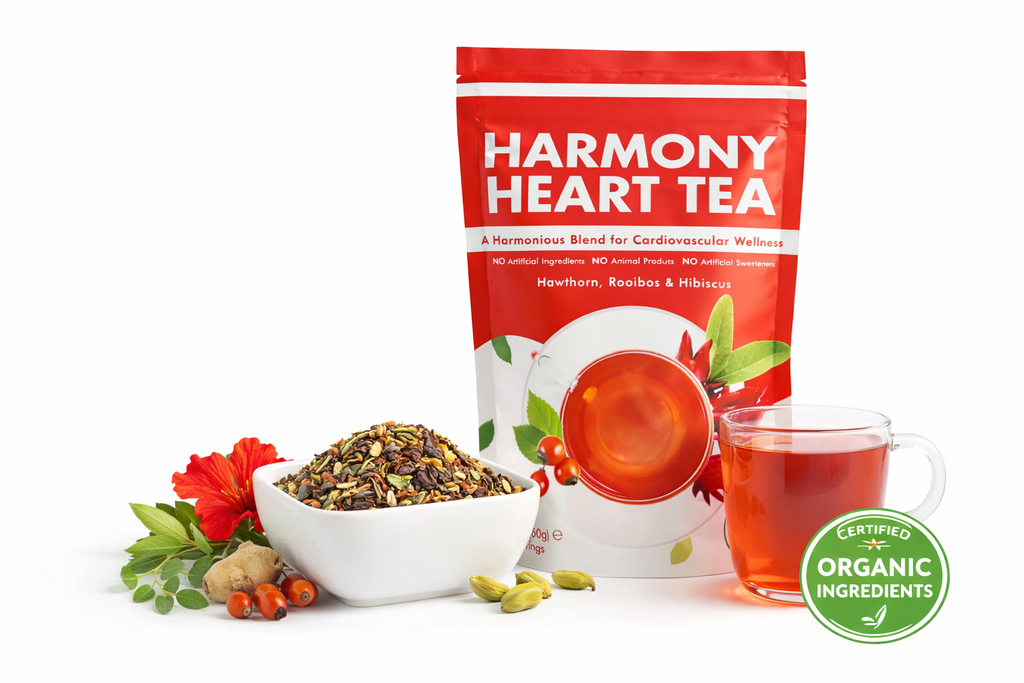 Harmony Heart™ – Advanced Organic Heart & Circulation Tea | Caffeine-Free | 60g