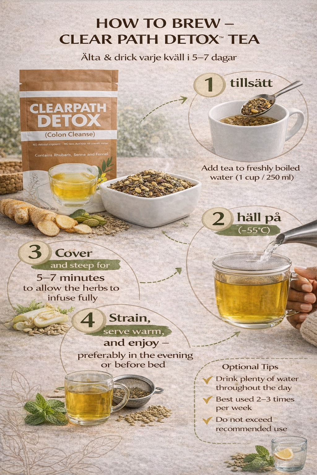 Clear Path Detox™ (Colon Cleanse Tea)