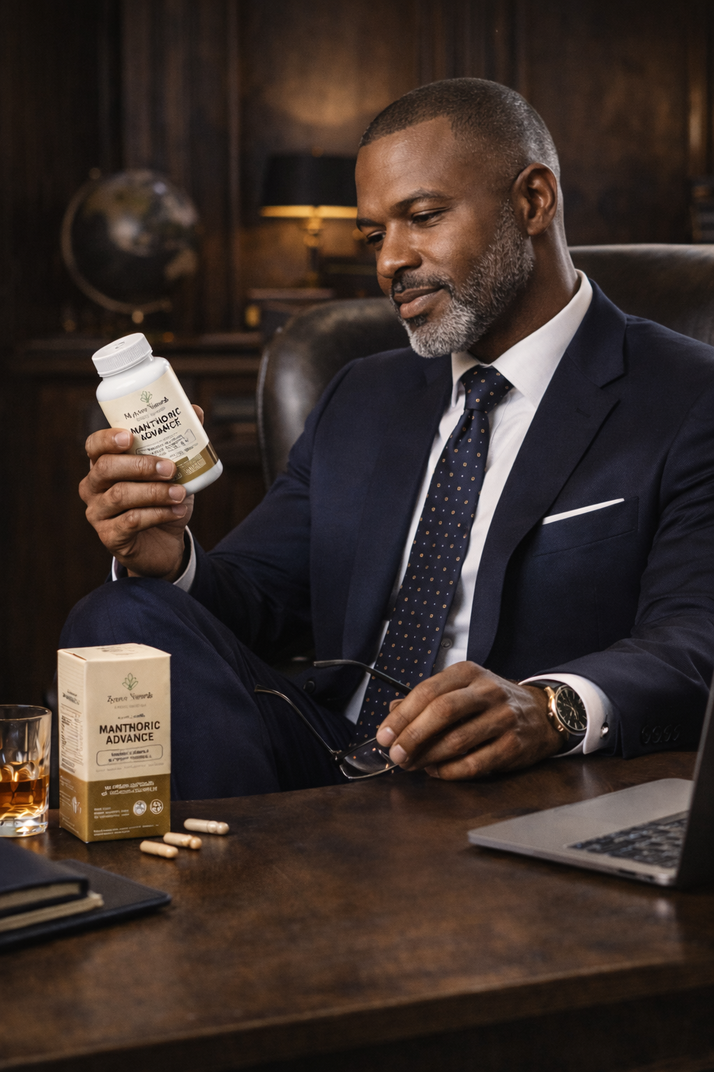 Zyzven Naturals | Manthoric Advance – Advanced Male Energy, Testosterone & Performance Formula (120 Capsules)
