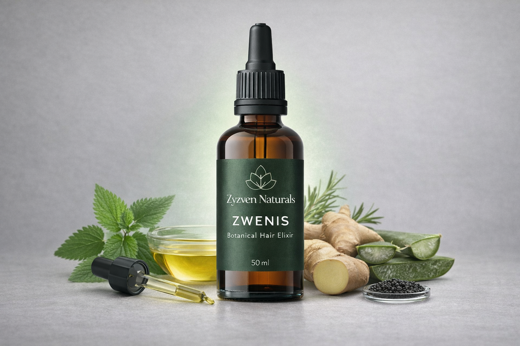 ZWENIS Botanical Hair Elixir – Luxury Hair & Skin Oil
