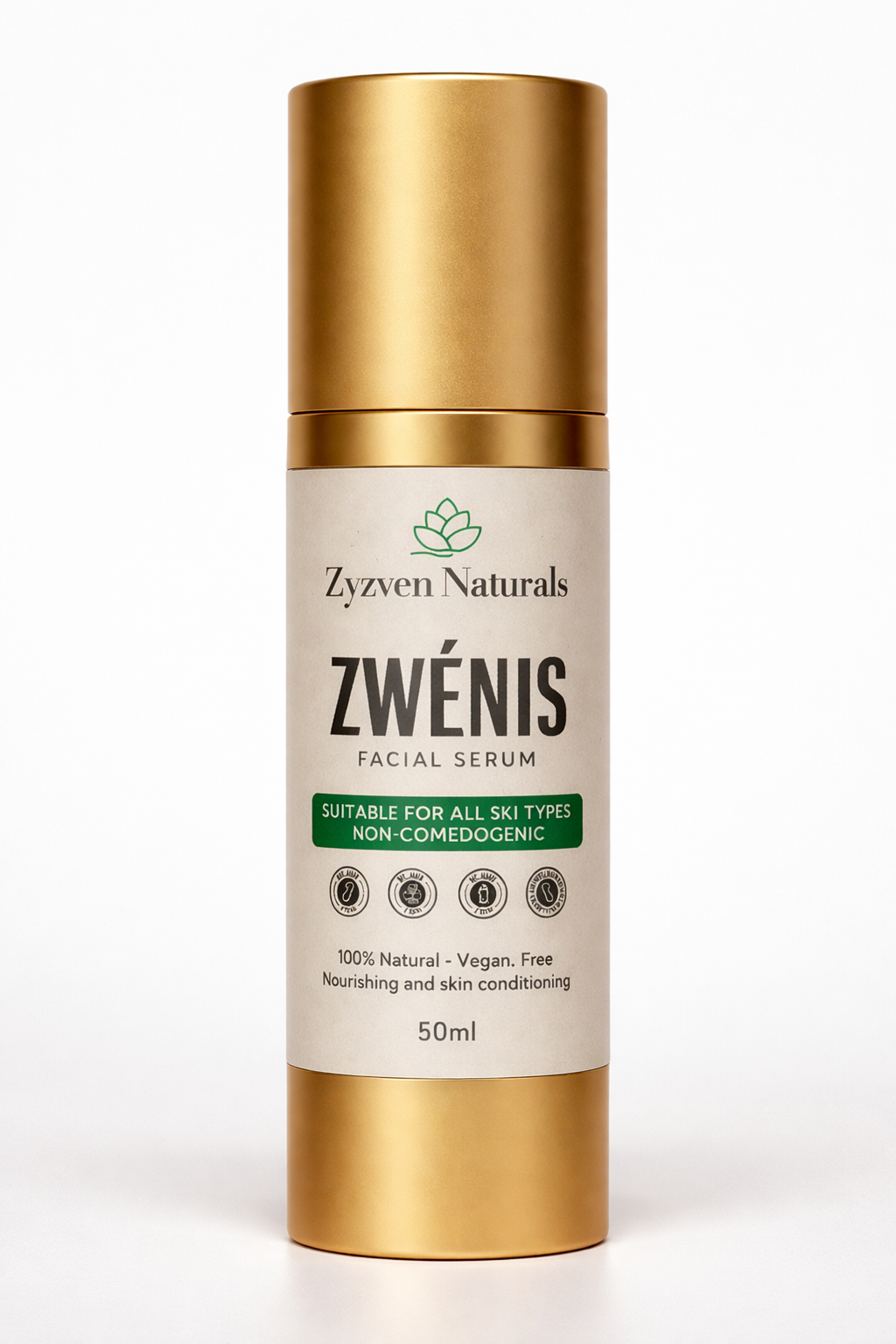 ZWÉNIS Botanical Gel Facial Serum – Menopause & Ageing Skin (50 ml)