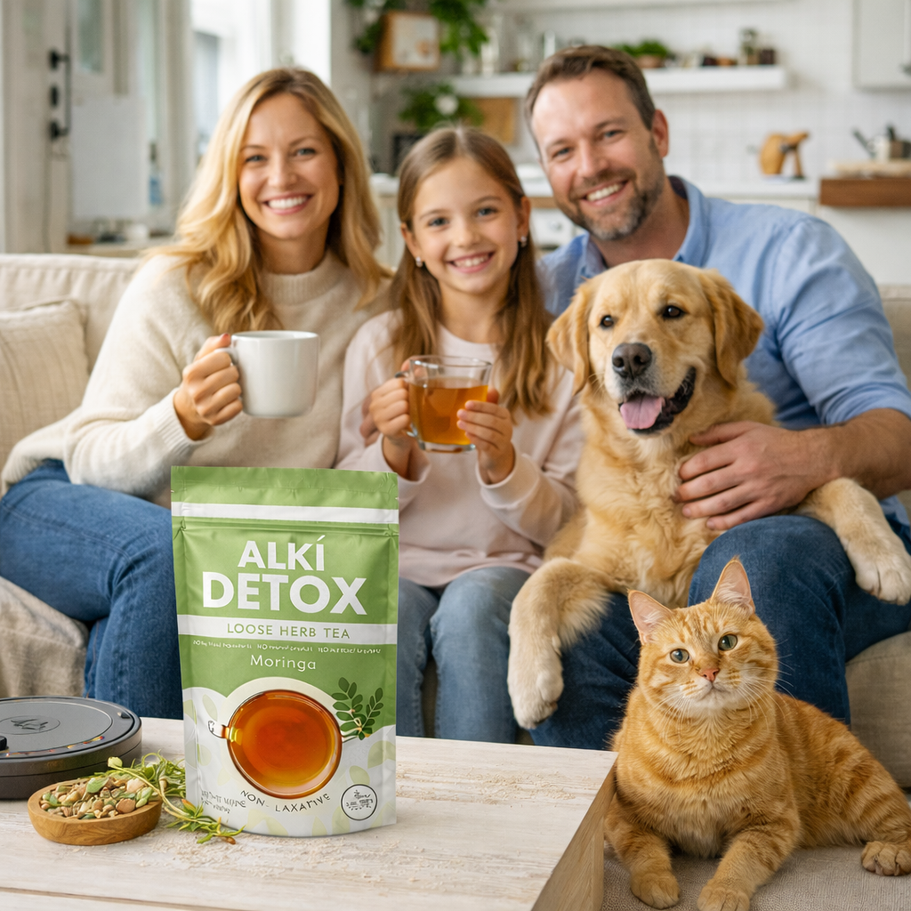 Zyzven Naturals Alki Detox with Moringa – Advanced Non-Laxative Metabolic Detox Tea (80g)