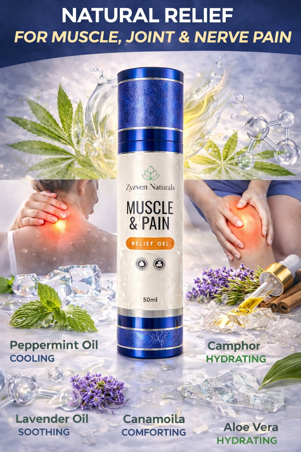 ZWENIS Muscle Rub Gel – Menopause Body Comfort (50 ml)