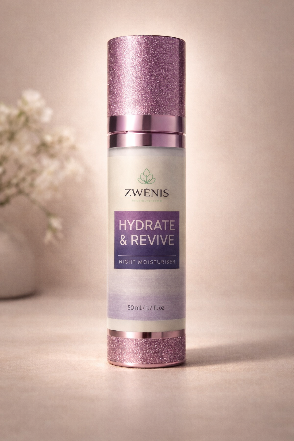ZWÉNIS Hydrate & Revive Night Cream – Menopause & Ageing Skin (50 ml)

