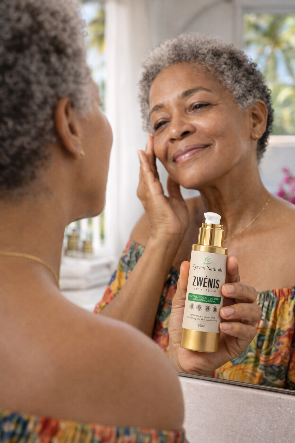 ZWÉNIS Botanical Gel Facial Serum – Menopause & Ageing Skin (50 ml)