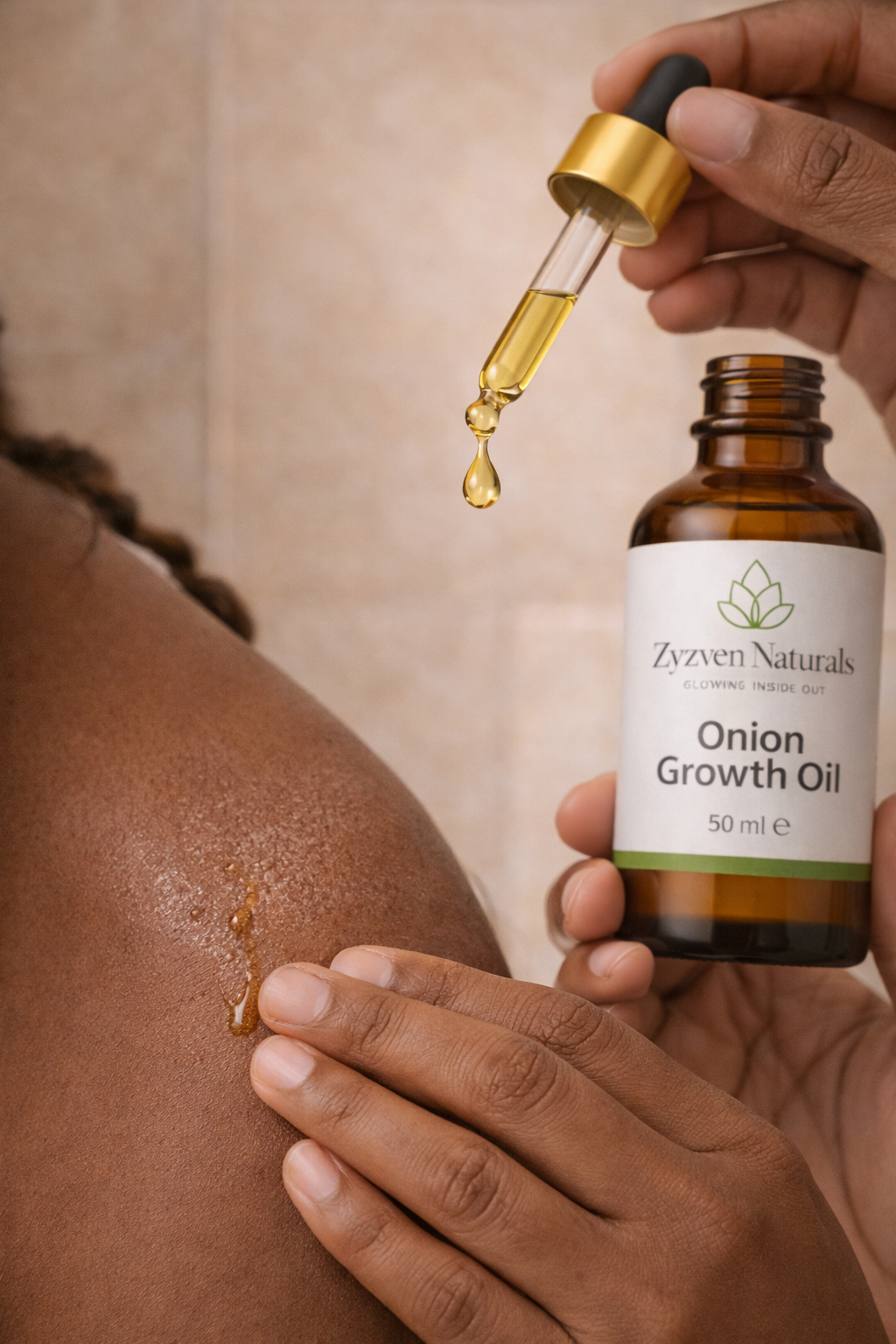 Zyzven Naturals | Onion Growth Oil – Scalp & Hair Support | 50 ml