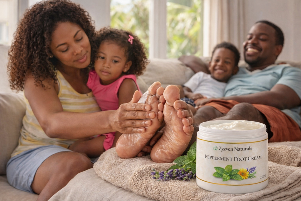 Zyzven Naturals Peppermint Foot Cream – Cooling Botanical Care