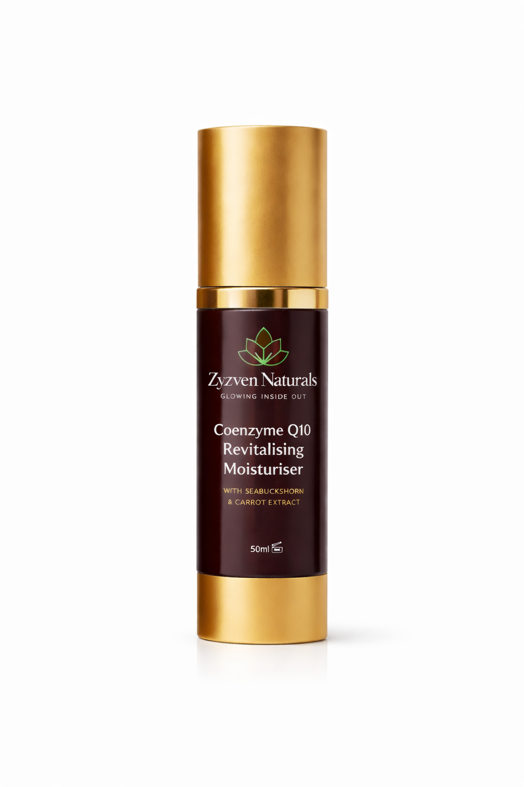 Zyzven Naturals | Coenzyme Q10 Moisturiser – Firming & Radiance Support | 50ml