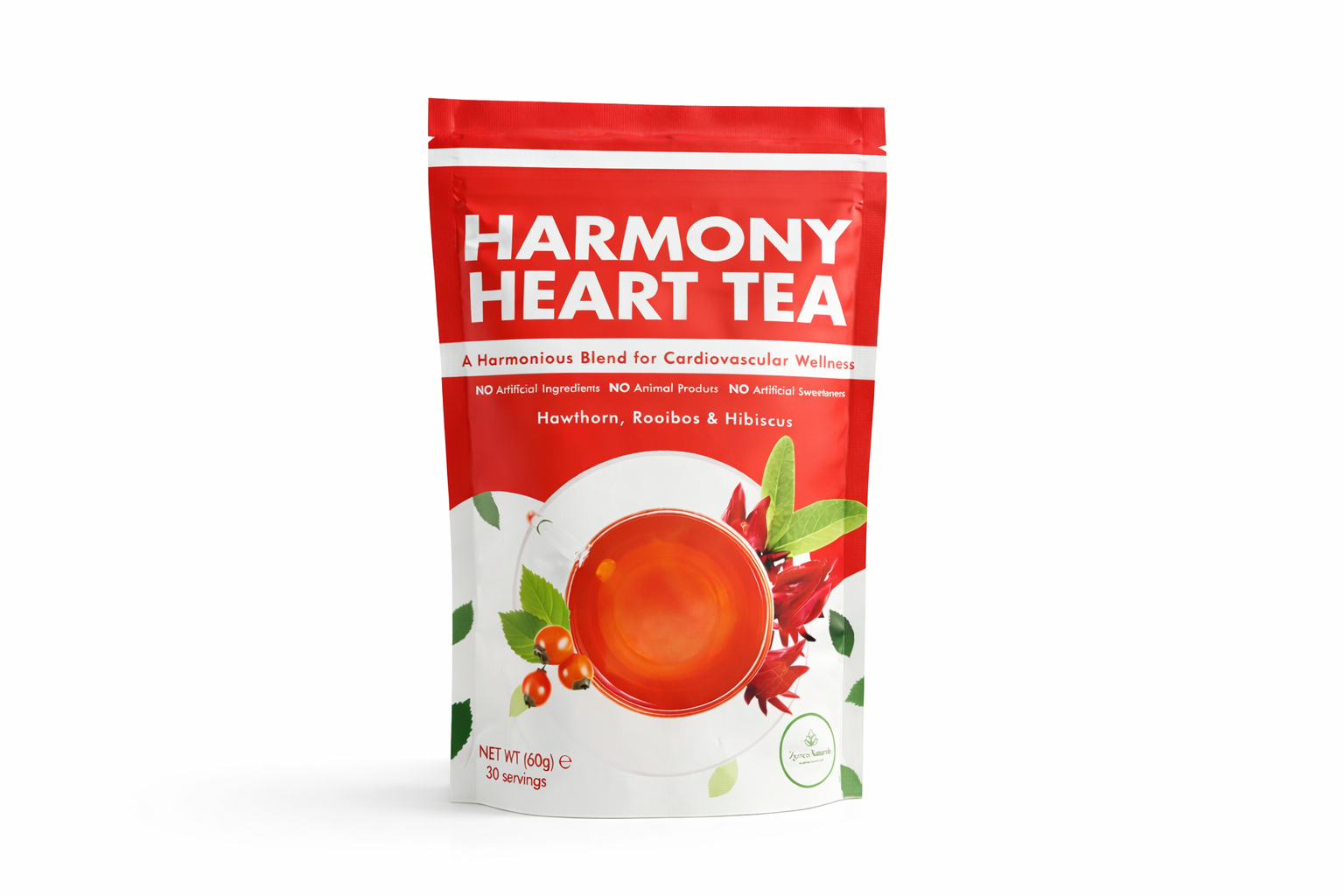 Harmony Heart™ – Advanced Organic Heart & Circulation Tea | Caffeine-Free | 60g