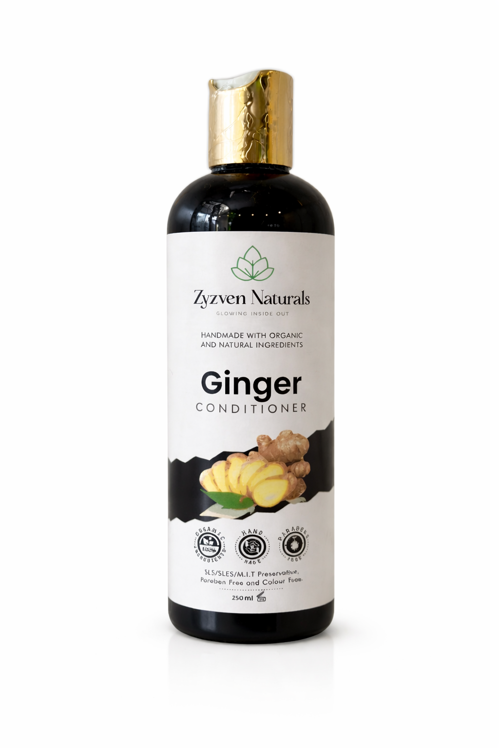 Zyzven Naturals Ginger Conditioner – Certified Organic | 300 ml