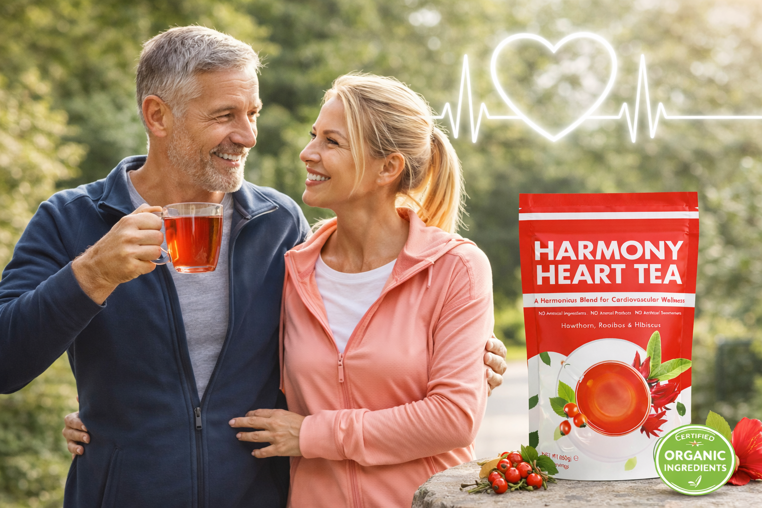Harmony Heart™ – Advanced Organic Heart & Circulation Tea | Caffeine-Free | 60g