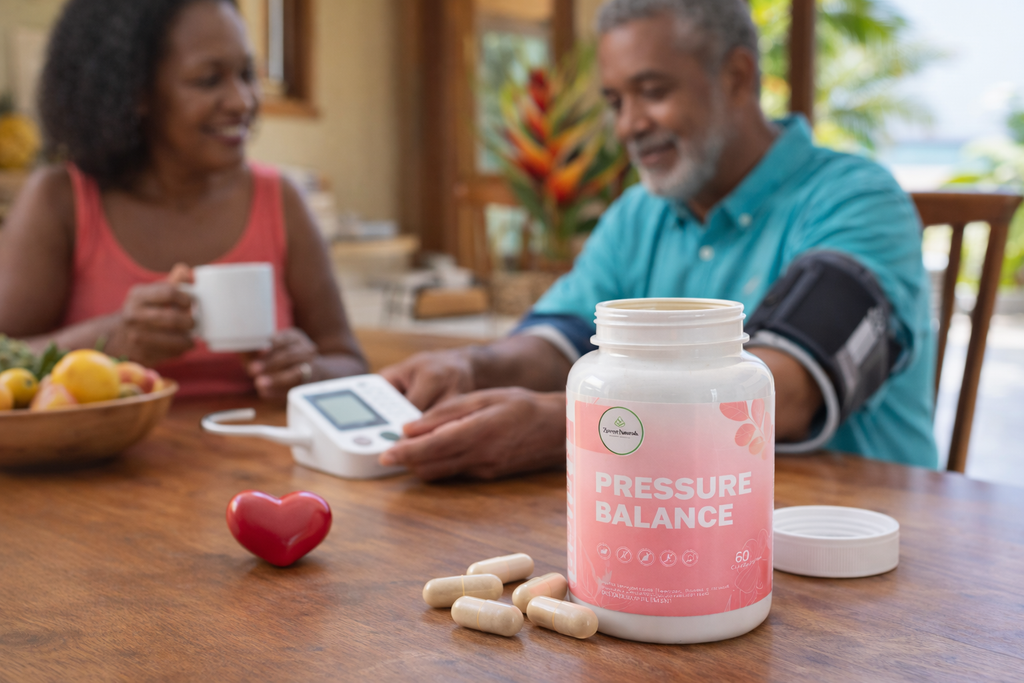Zyzven Naturals Pressure Balance – Organic Capsules for Heart, Circulation & Healthy Blood Pressure Support (60 Capsules)
