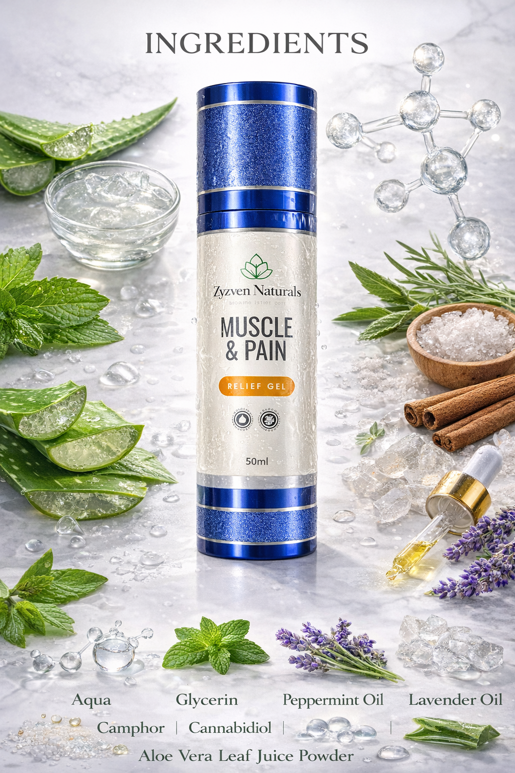 ZWENIS Muscle Rub Gel – Menopause Body Comfort (50 ml)