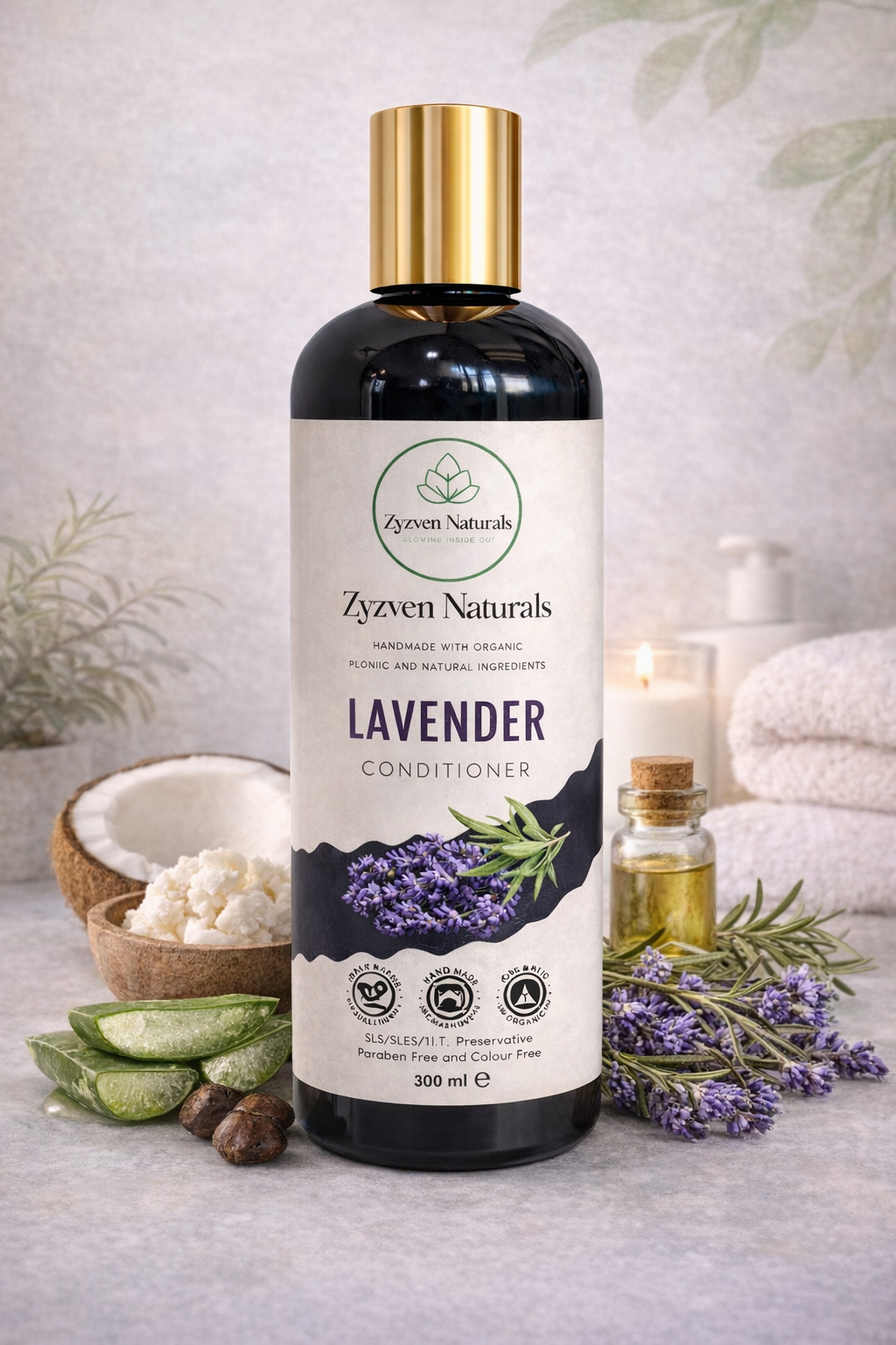 Zyzven Naturals Lavender Conditioner – 300 ml