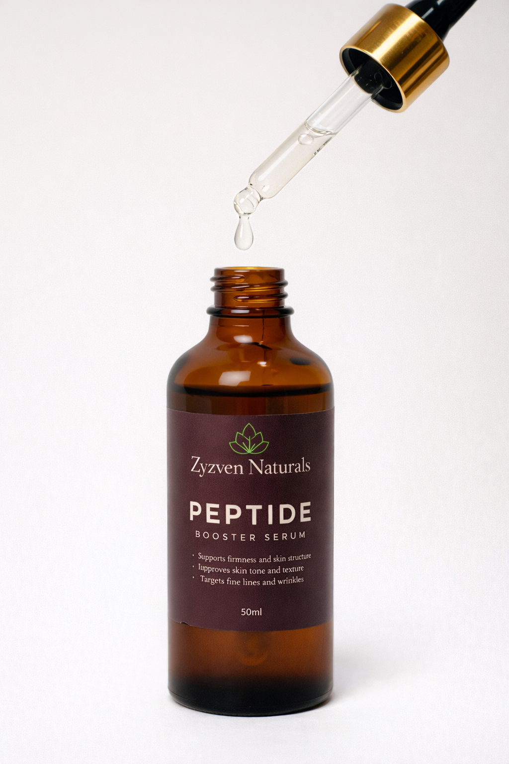 Zyzven Naturals Peptide Booster Facial Serum – 50ml
