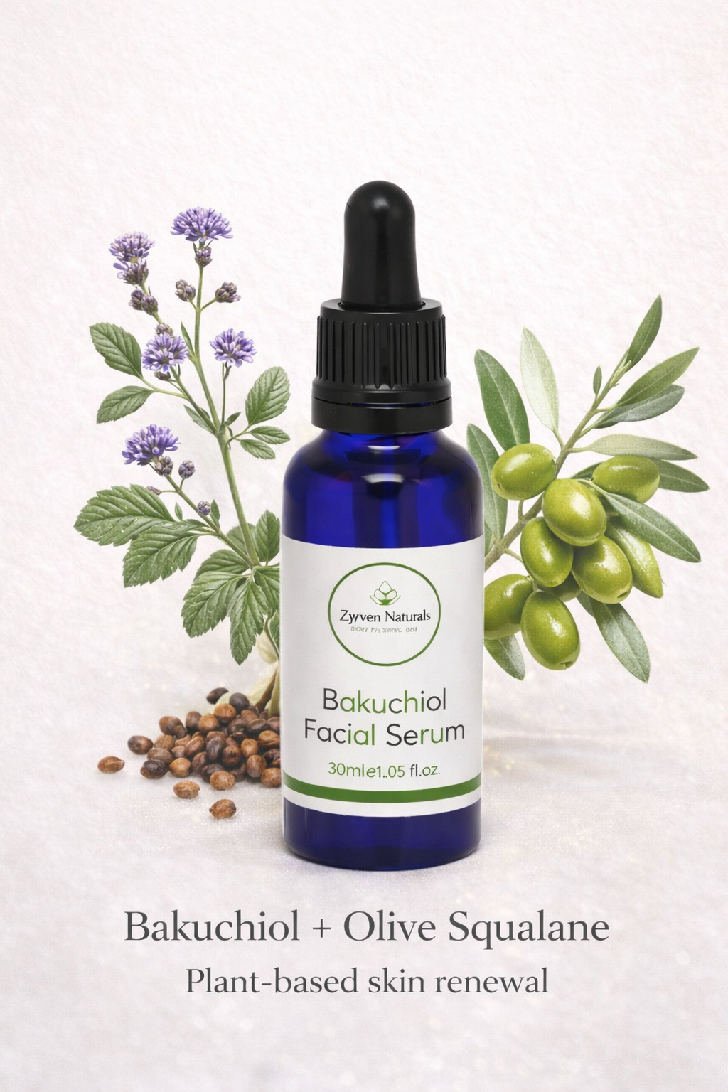 Zyzven Naturals Bakuchiol Facial Serum 30ml