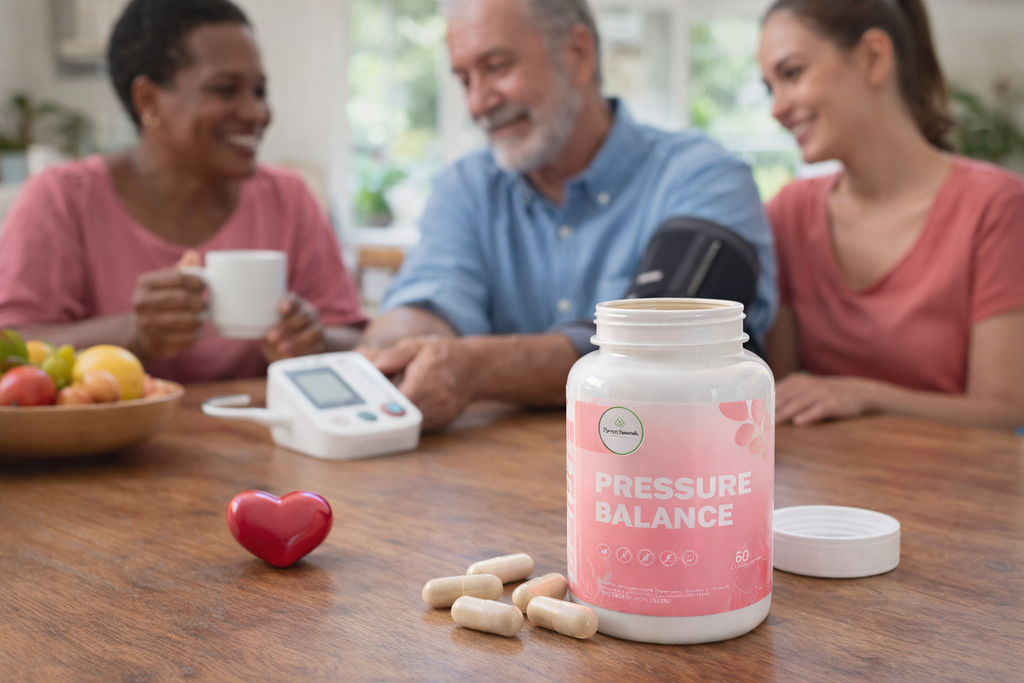 Zyzven Naturals Pressure Balance – Organic Capsules for Heart, Circulation & Healthy Blood Pressure Support (60 Capsules)
