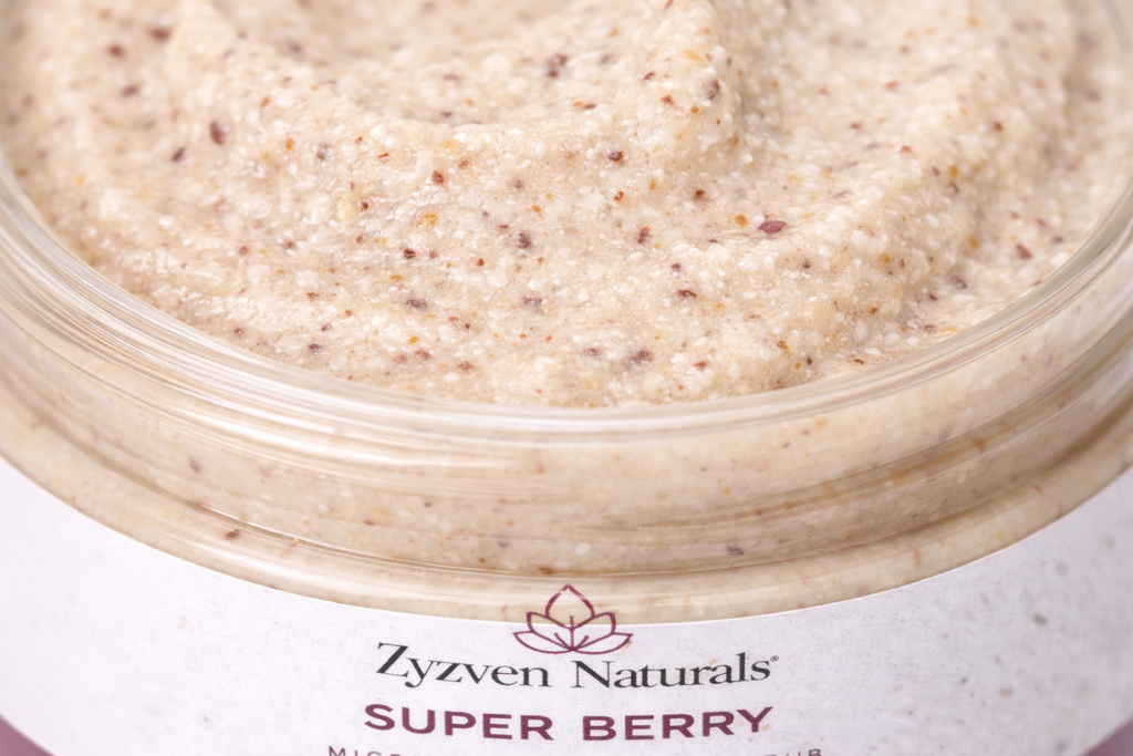 Zyzven Naturals Super Berry Microdermabrasion Scrub 150ml – Intensive Weekly Facial Exfoliant